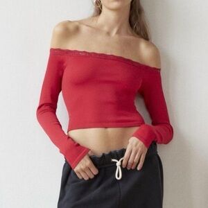 Urban Outfitters Out from under Melani Seamless lace top